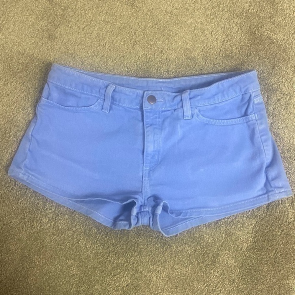 American Apparel Light Blue Denim Shorts